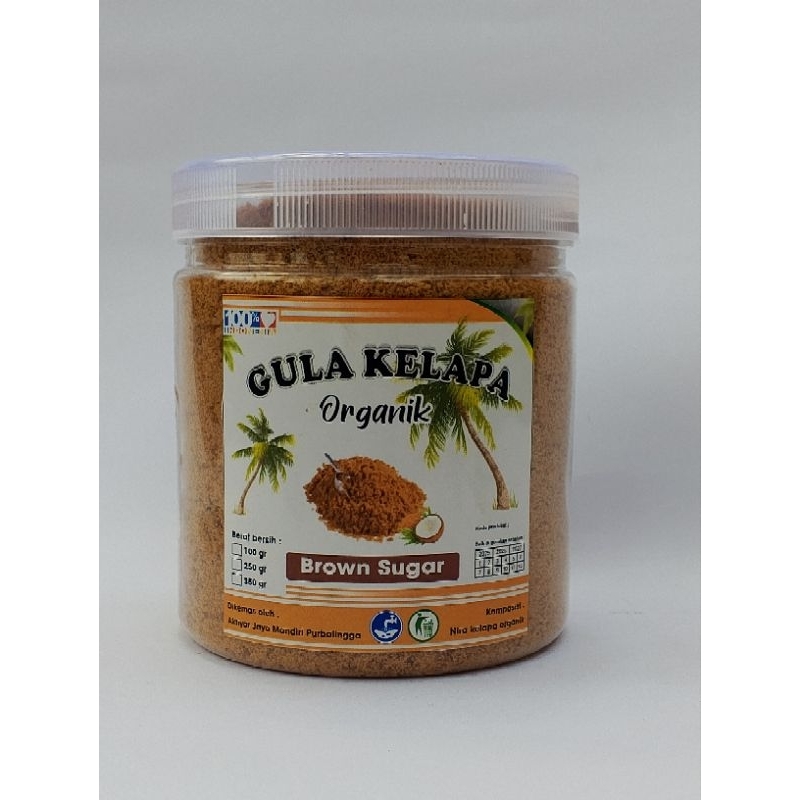 

Gula Kelapa Organik/Brown sugar/Palm Sugar Asli Murni Tanpa Campuran 250 Gram