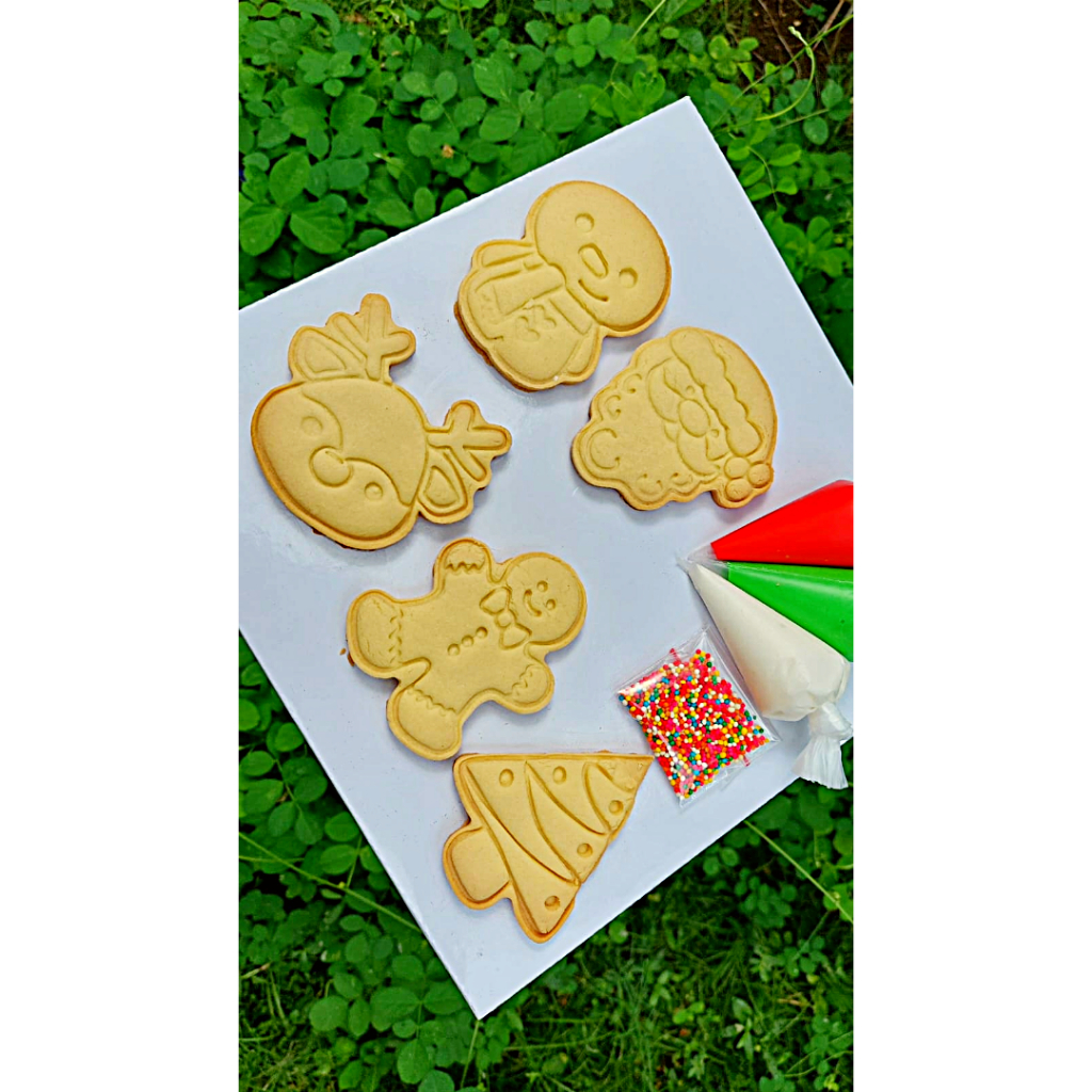 

DIY Cookies Christmas Edition Cookies Hias Karakter Premium Butter Cookies