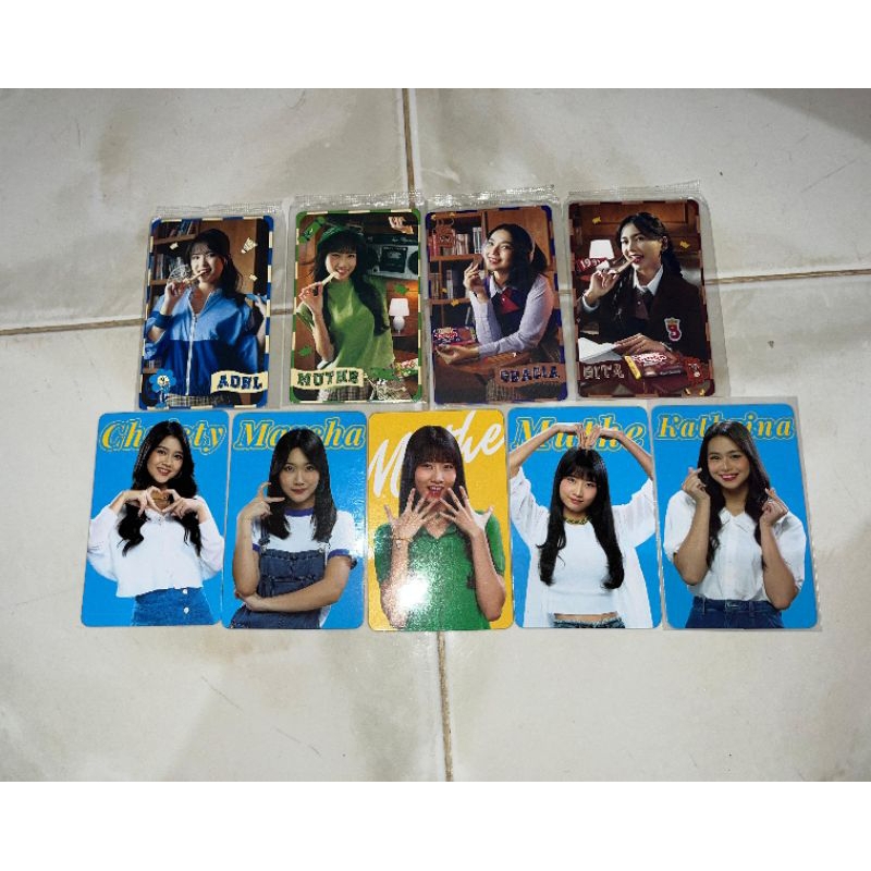 PHOTOCARD TANGO JAPOTA X JKT48 MUTHE GITA ATIN GRACIA ADEL MARSHA CHRISTY