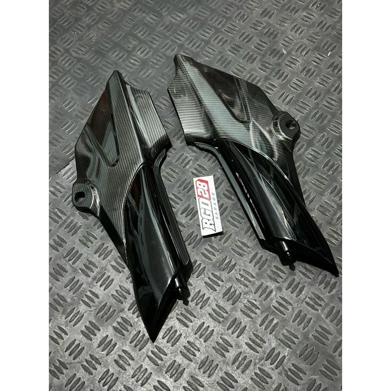 body samping ninja r ss tutup cover aki carbon