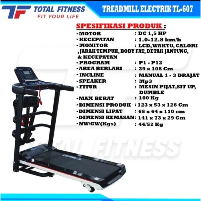 Treadmill elektrik TL-607