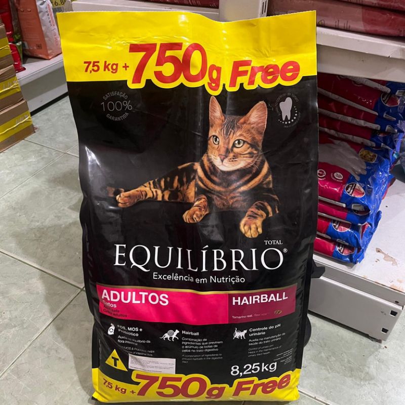 Equilibrio adult hairball 7,5kg Makanan Kucing Equilibrio Adult