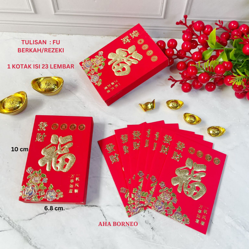 

ANGPAO IMLEK FU KOTAK MEDIUM 23 LEMBAR - HONGBAO FUNGPAU