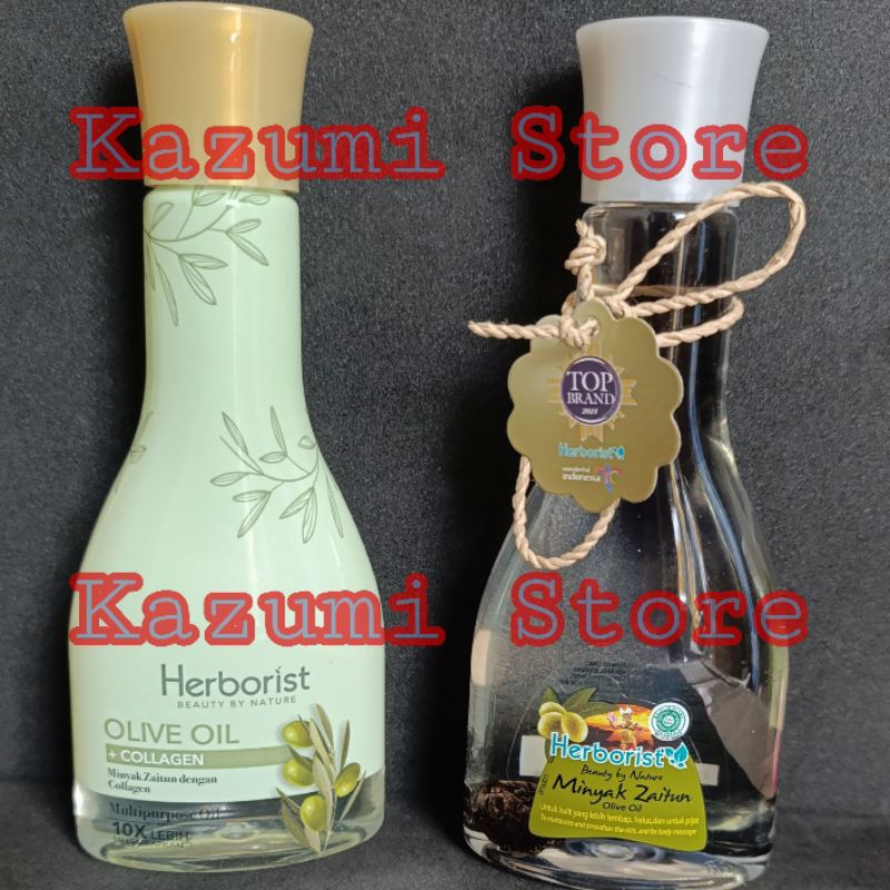 Herborist Minyak Zaitun 150ml | Herborist Minyak Zaitun + Collagen 150ml | Minyak Zaitun 75ml