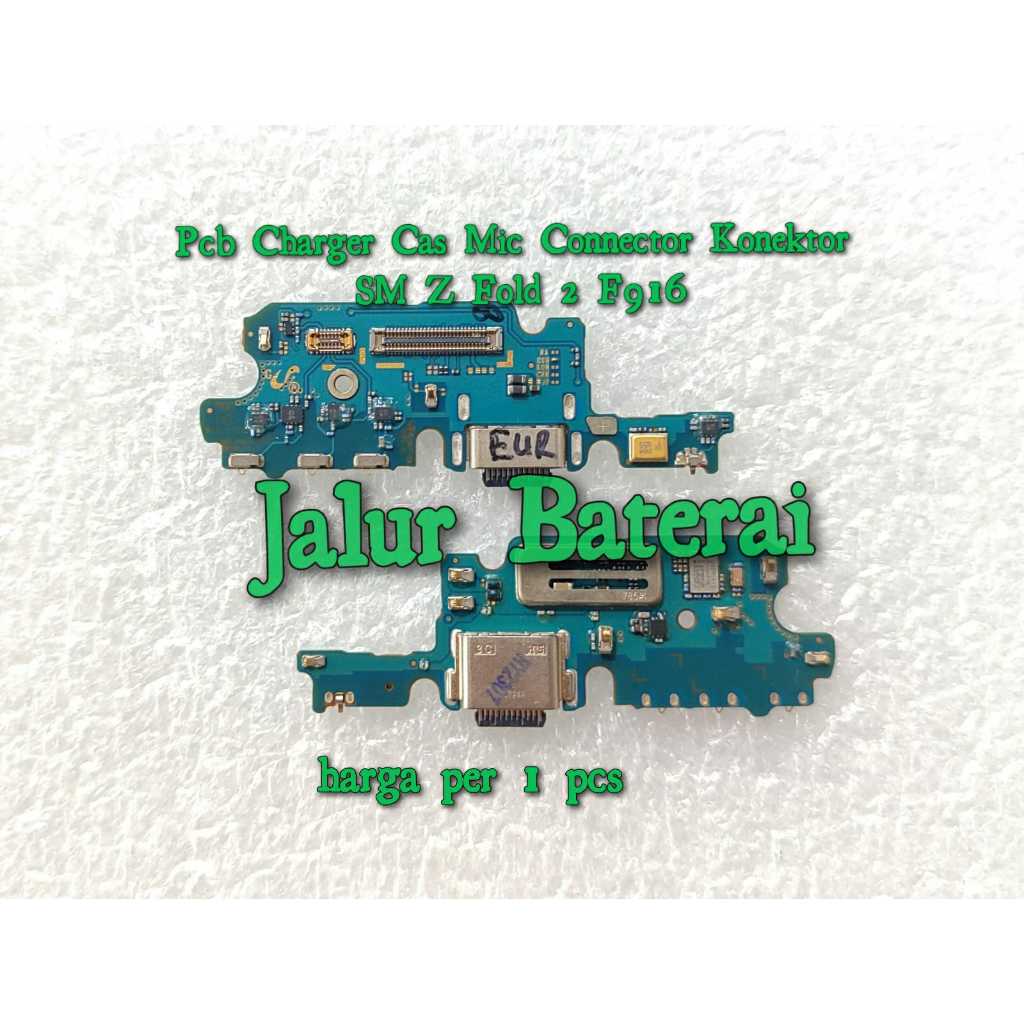 Pcb Charger Cas Mic Connector Konektor Samsung Z Fold 2 F916