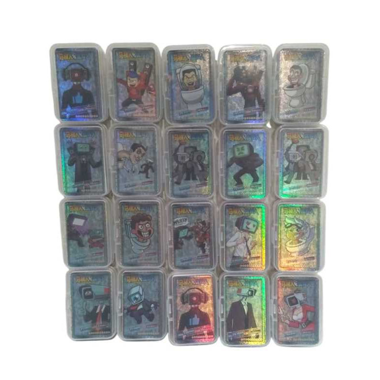 Mainan Anak Kartu Remi Mini Skibidi Toilet Kartu Remi Anak Mainan Kartu