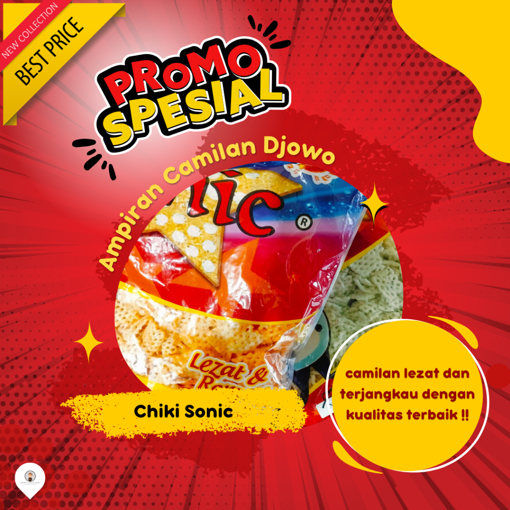 

SNACK CHIKI NET TARO MR.SONIC 250GRAM - Ampiran Camilan Djowo
