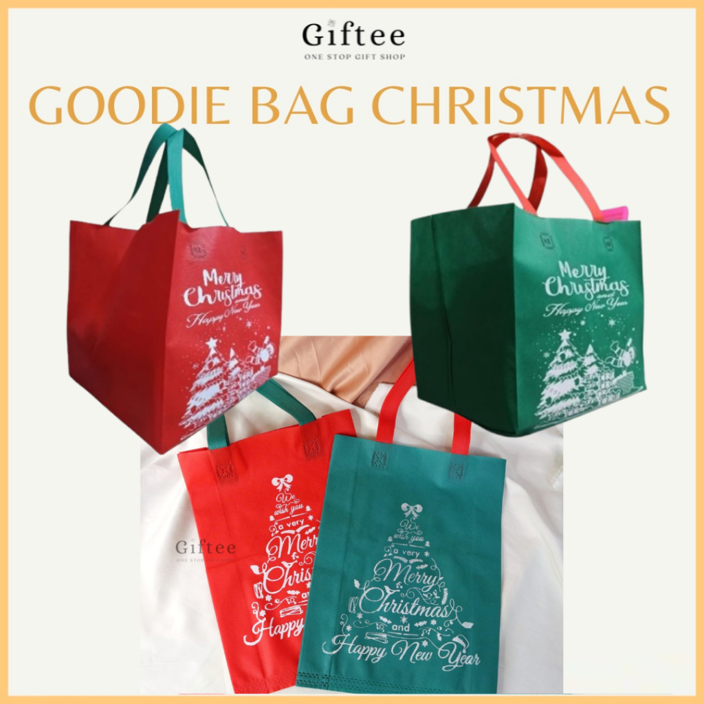 

GOODIE BAG NATAL TAS SPUNBOND CHRISTMAS TOTE BAG BINGKISAN PARCEL GOODIEBAG TAS HAMPERS KADO HADIAH GIFT PACKAGING MOTIF WARNA KANTONG BOX MURAH SOUVENIR SELAMAT MERRY CHRISTMAS CHRIST MAS CHRISMAS XMAS HAPPY NEW YEAR TAHUN BARU 30X40 25X35 BY GIFTEE ID