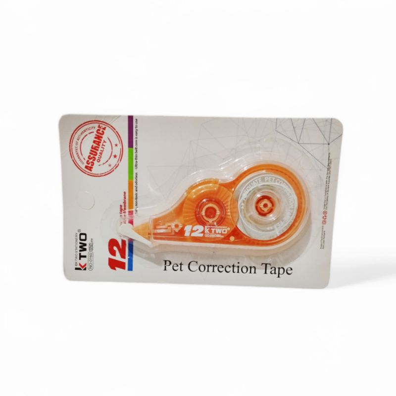 

STIPO KERTAS/TIP-EX KERTAS / PET CORRECTION TAPE K-TWO 12