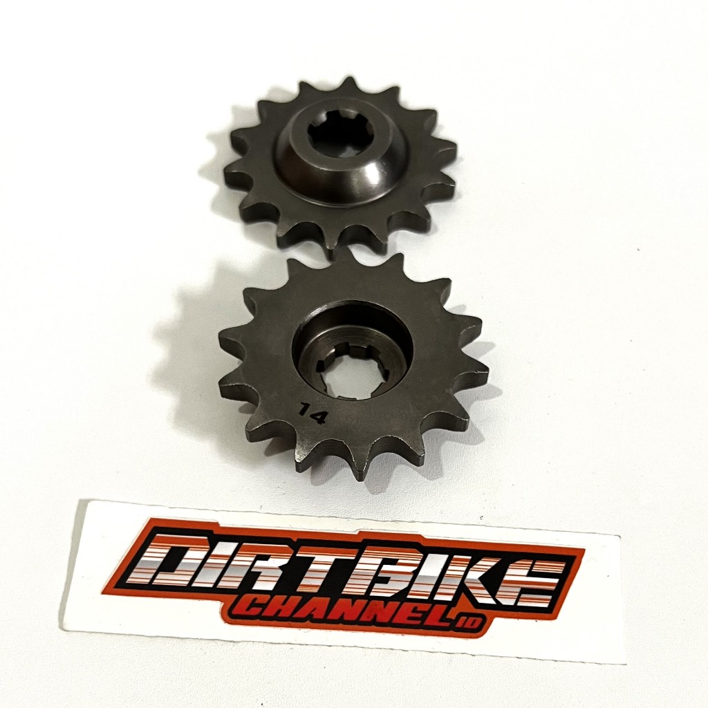 Gir Gear Depan GENDONG 428-14T KLX DTRACKER 150 Supermotor Velg Lebar Spacer KLX Dtracker