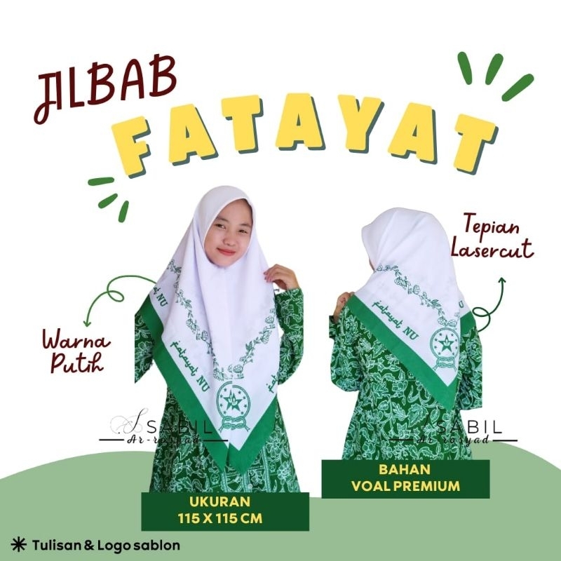 JILBAB FATAYAT NU KERUDUNG FATAYAT NU