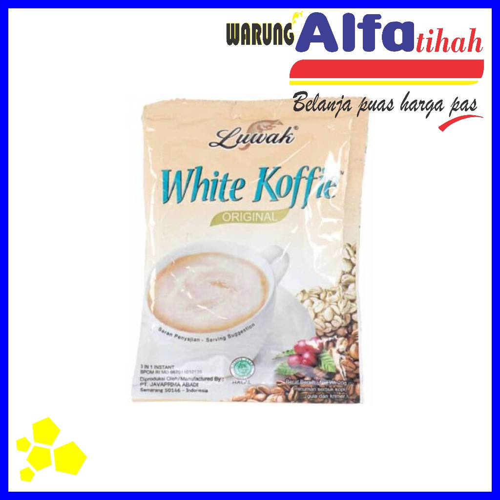 

luwak white coffee sachet
