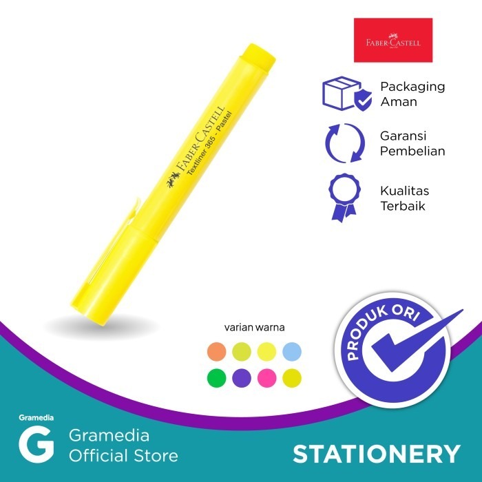 

Gramedia Karawaci - Faber-Castell Textliner 365 Pastel Lemon