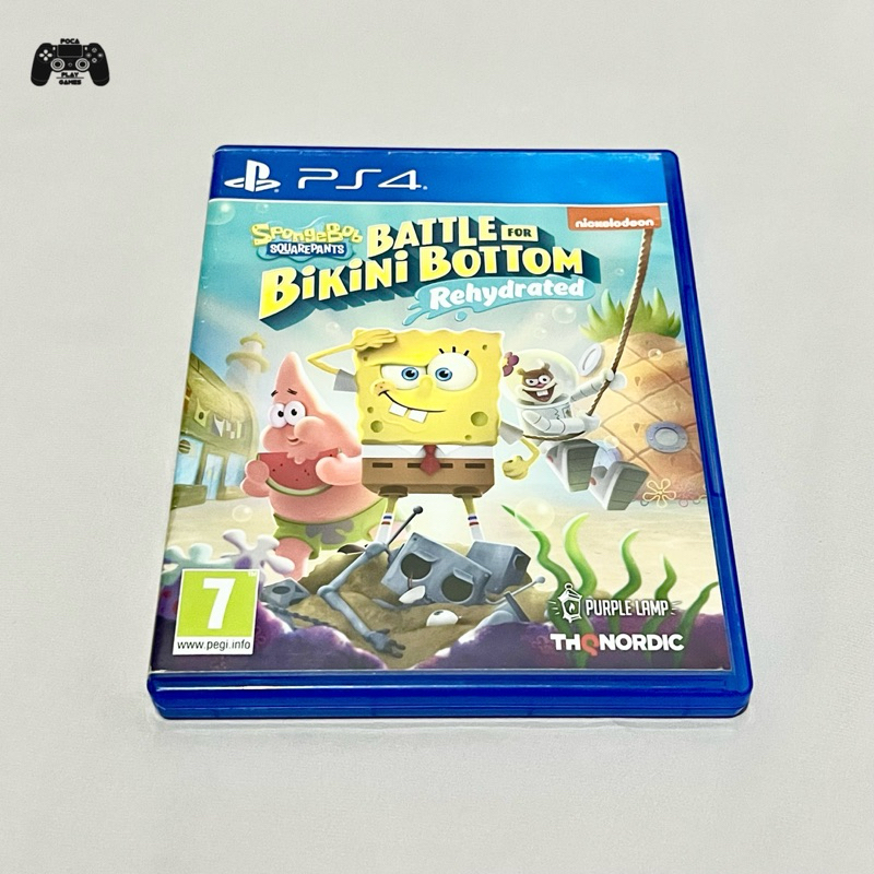 Kaset BD PS4 Spongebob Squarepants Battle for Bikini Bottom Rehydrated - Second / Bekas