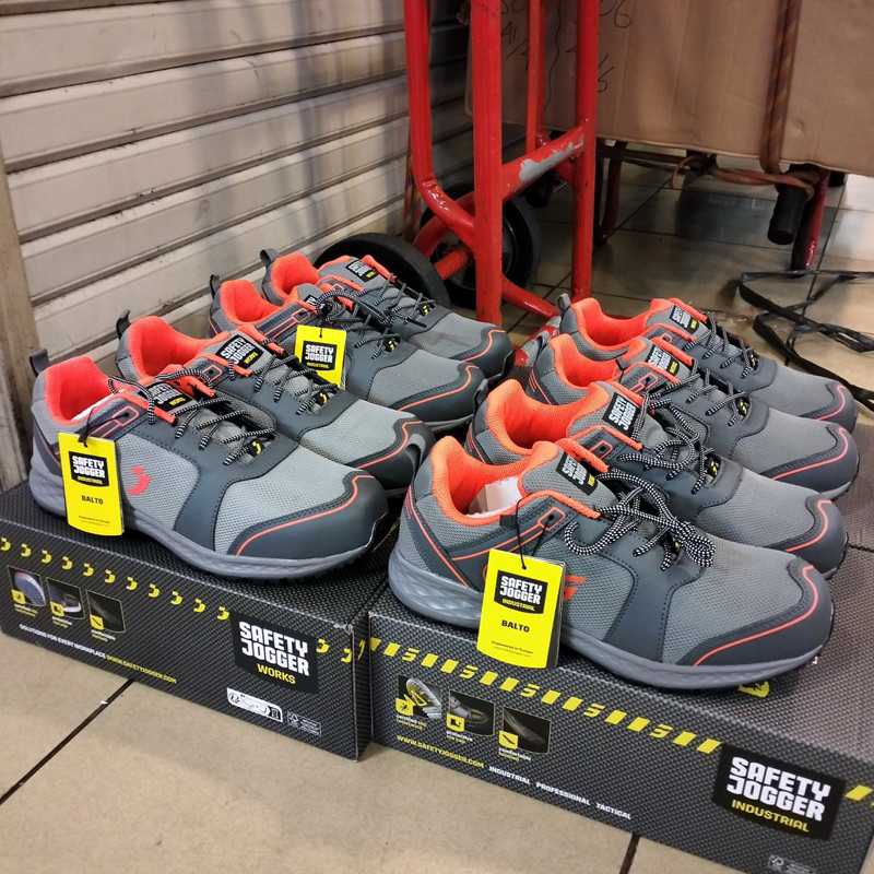 Sepatu Safety Jogger Balto Grey Asli Original Promo