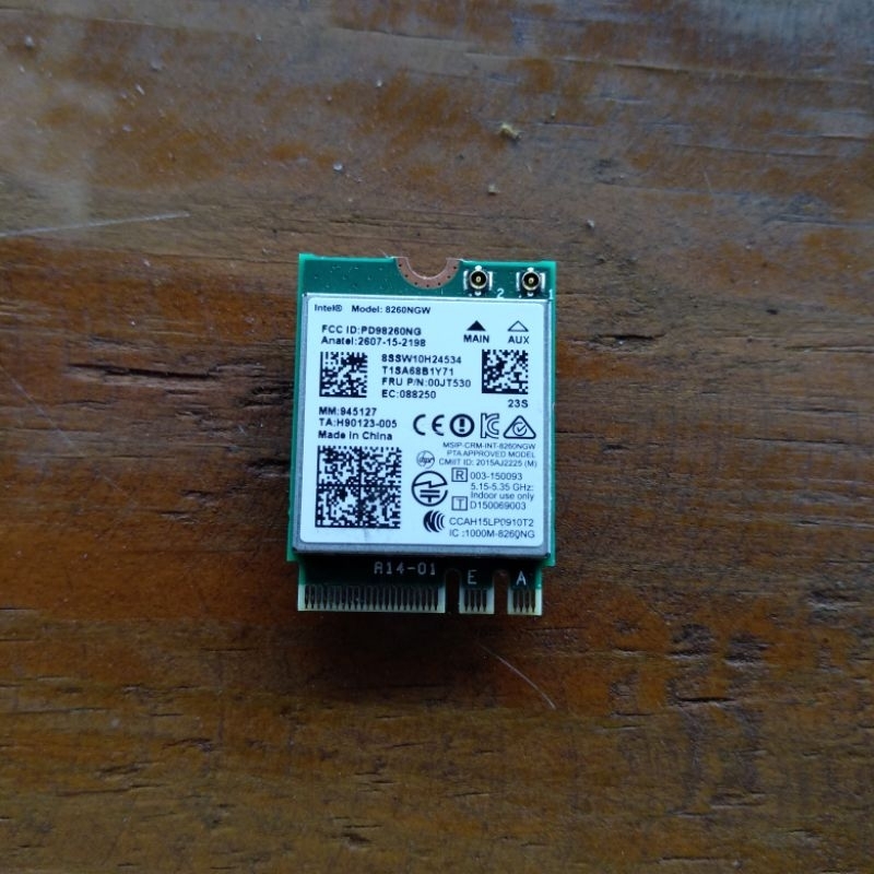 wifi card lenovo thinkpad t460s