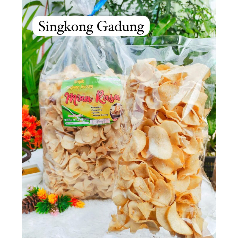 

KERIPIK SINGKONG / KERIPIK SINGKONG RASA GADUNG / KERIPIK SINGKONG RENYAH GURIH