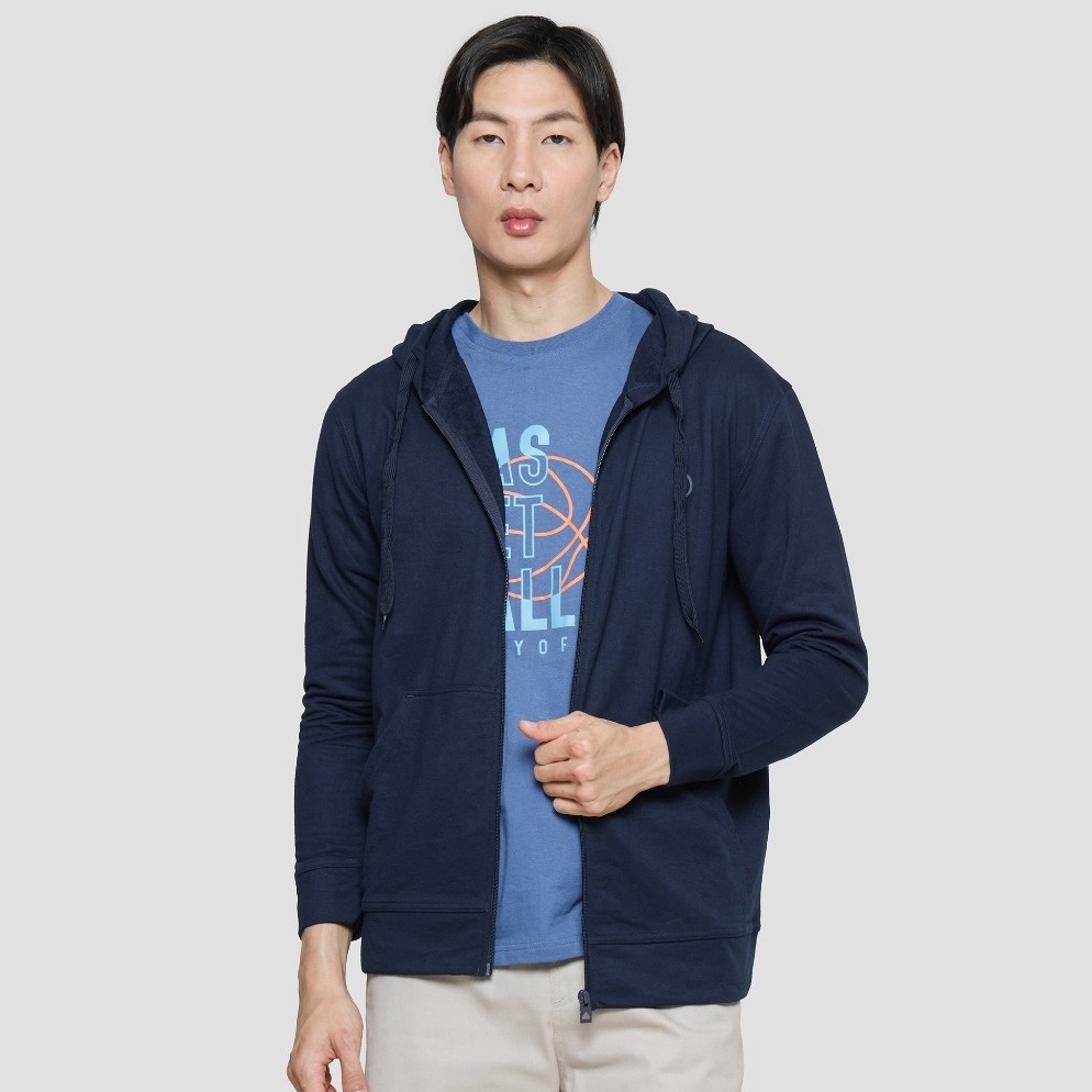 Terbaik Nevada Jaket Hoody Casual Pria 1395286