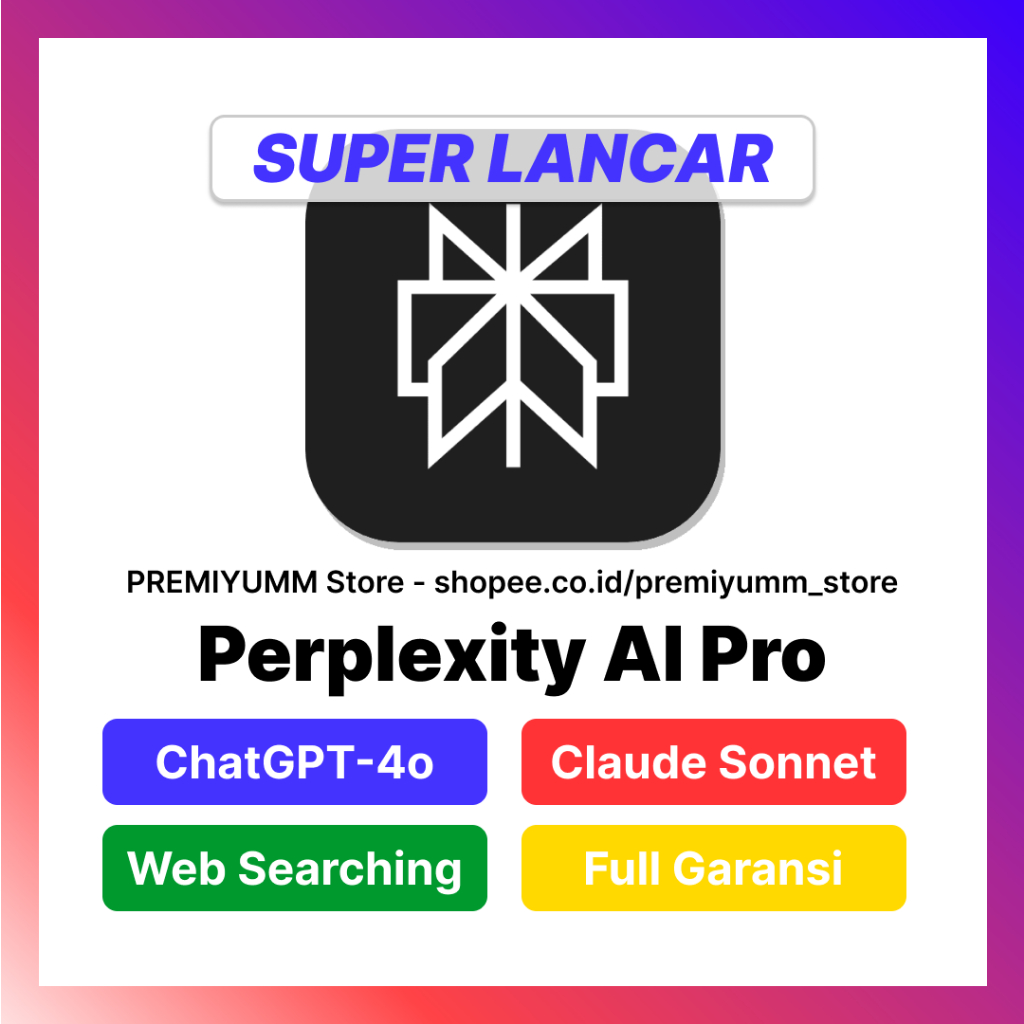 PERPLEXITY AI PRO PREMIUM 3 BULAN  | (ChatGPT-4o & Claude)