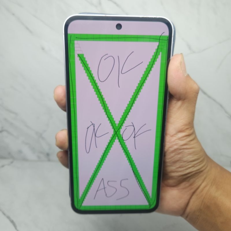 LCD Samsung A55 Original Copotan