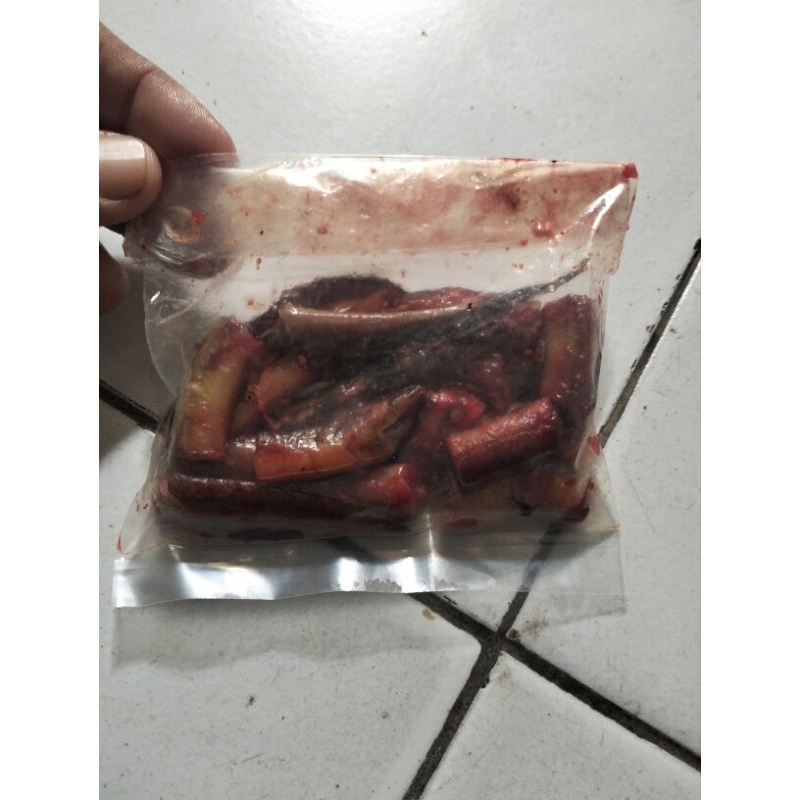 Umpan Belut Buat Galatama/Harian Lele Dan Ikan Mas Siap Pakai 50gram