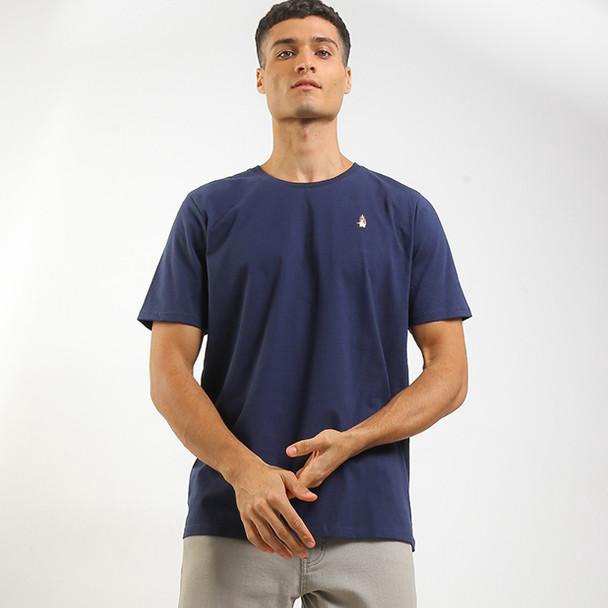 Sale Hush Puppies Kaos Pria Leviero 3 Navy