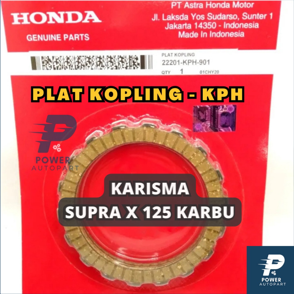 REKOMENDASI ORIGINAL Kampas Plat Kopling Supra x 125  Kampas plat Kopling Kharisma  Plat kopling Sup