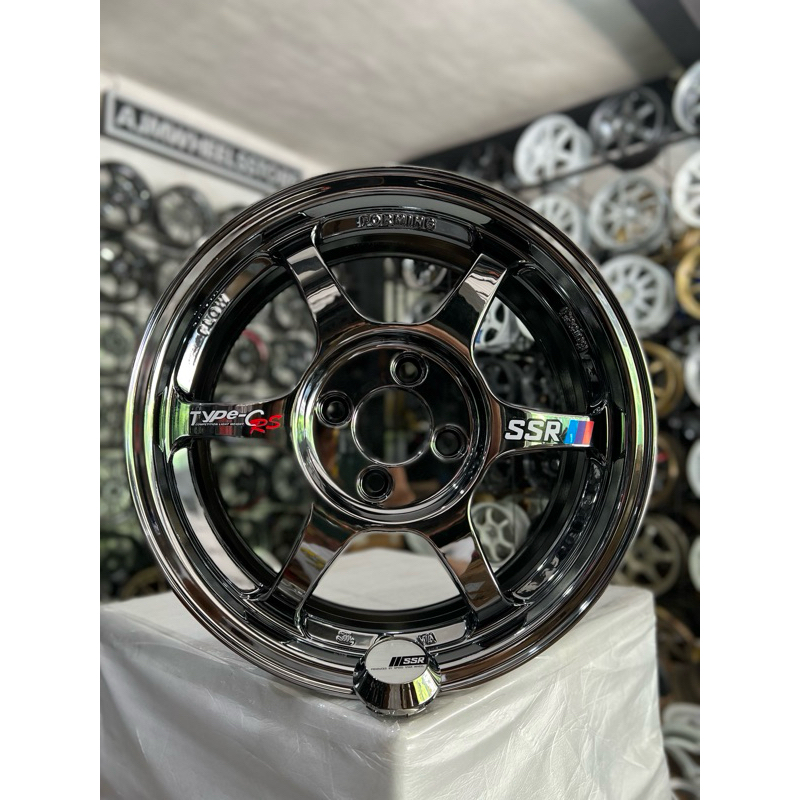 SSR TYPE C RING 15 x 6,5 ET 40 4x100 BLACK CHROME
