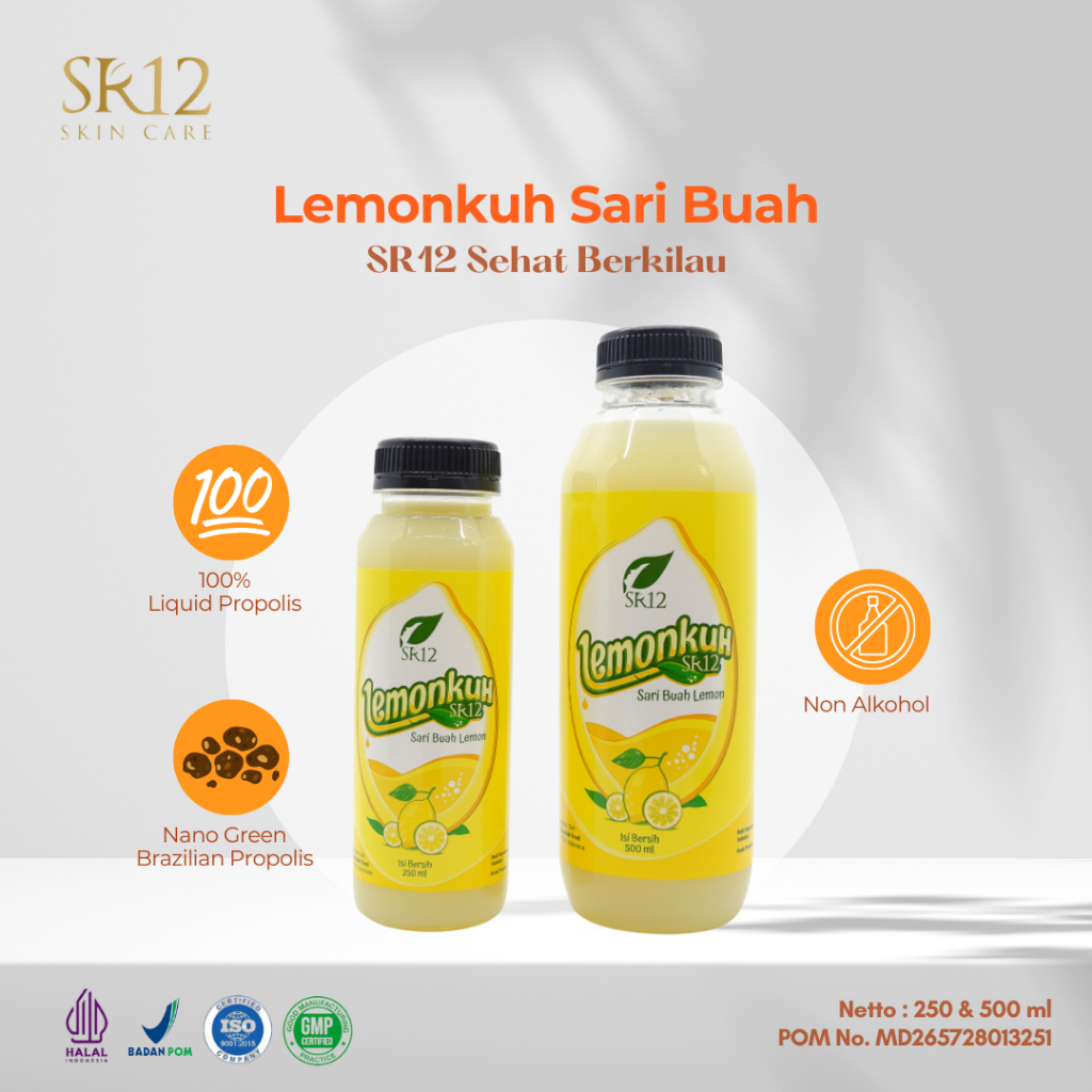 

SR12 Lemonkuh Minuman Bernutrisi Sari buah Lemon Asli