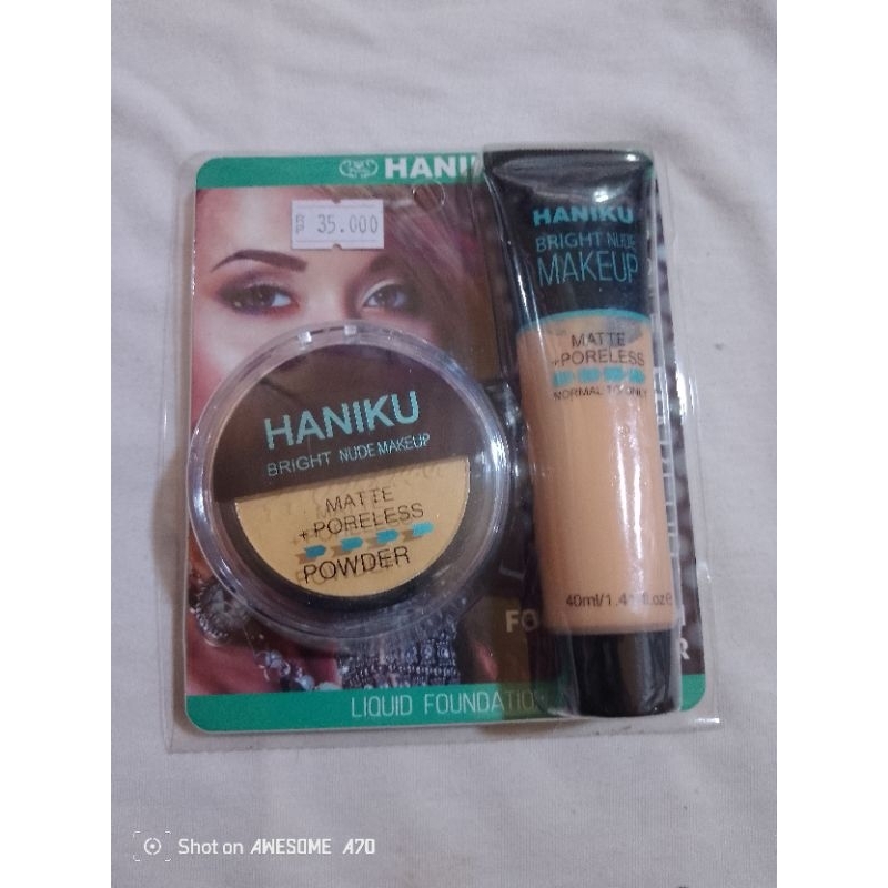 Paket Bedak Foundation Fit Me/Haniku