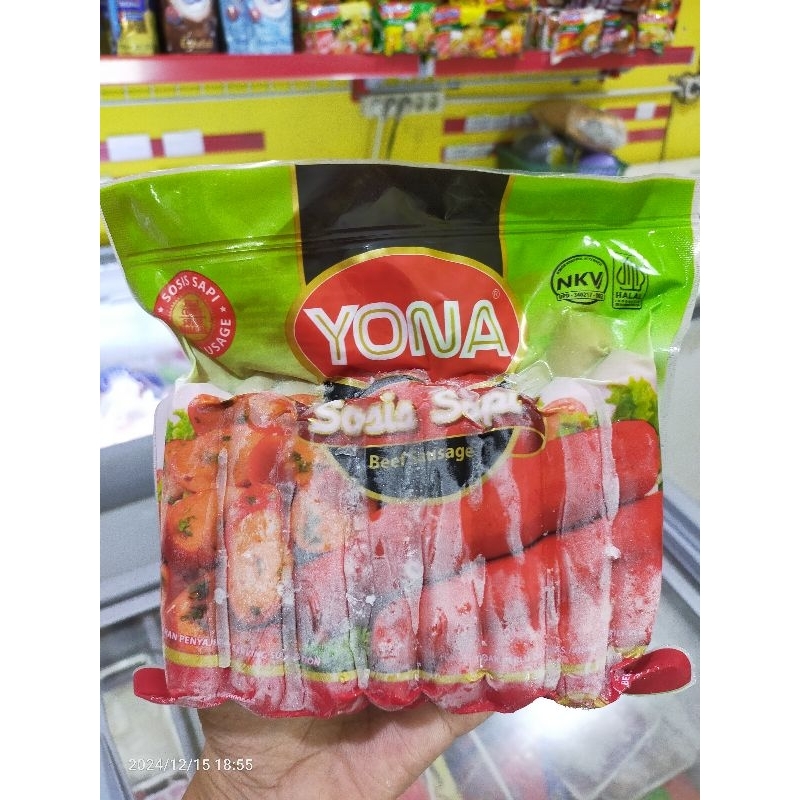 

Sosis sapi Yona 450g