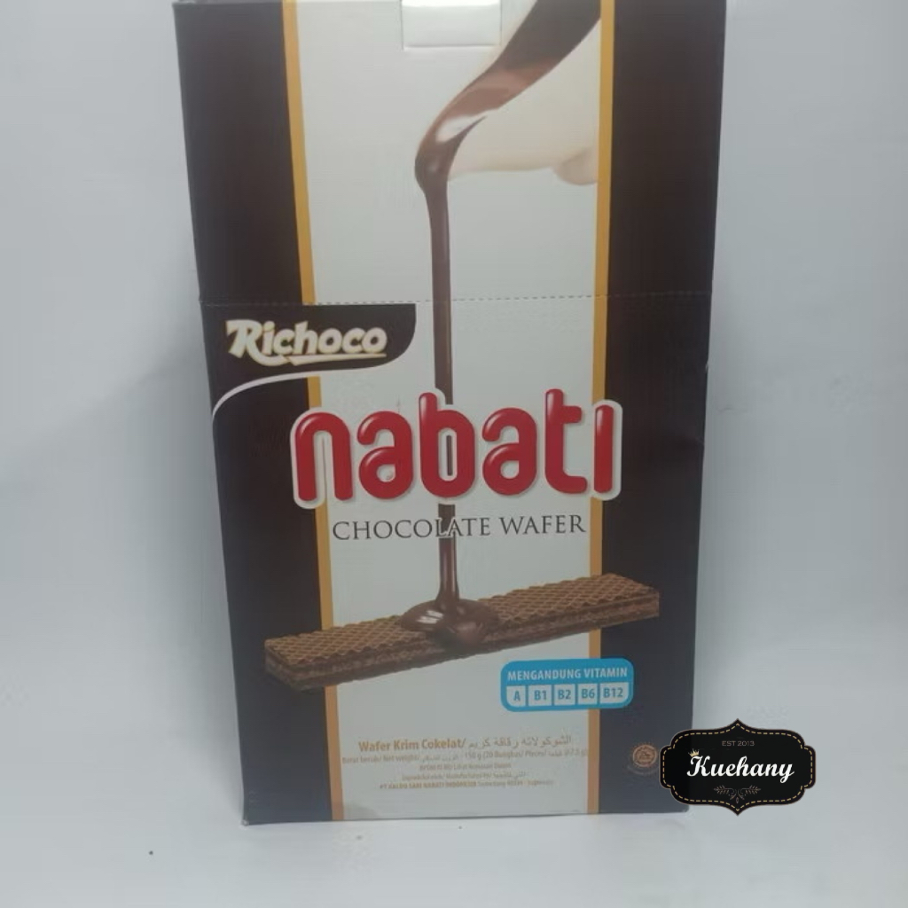 

NABATI WAFER COKLAT RHICOCO BERAT 150 GR ISI 20 PCS