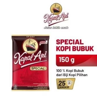 

KOPI BUBUK KAPAL API SPECIAL MERAH 150gr