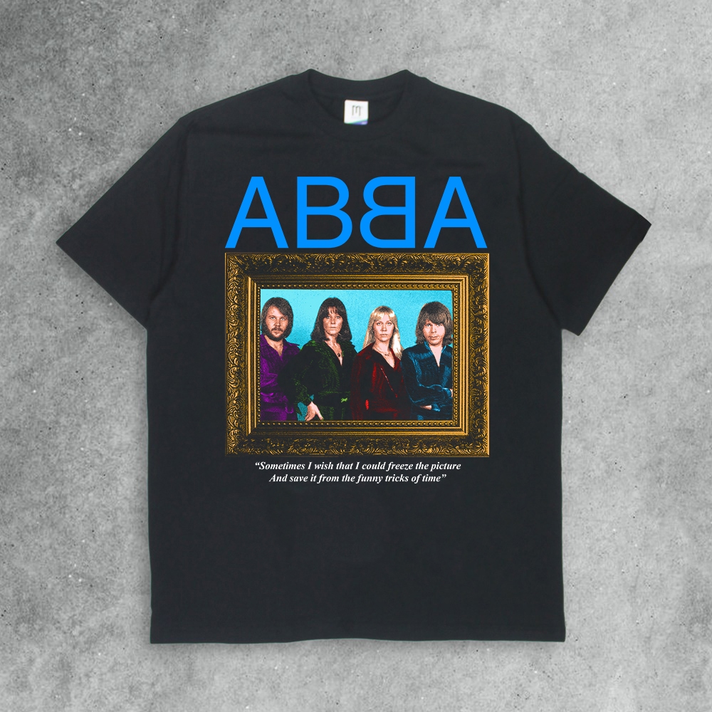 Kaos Band ABBA Figure Tshirt Merchcandise