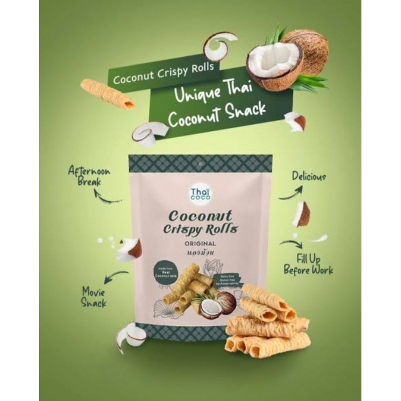 

THAI COCO COCONUT CRISPY ROLLS ORIGINAL