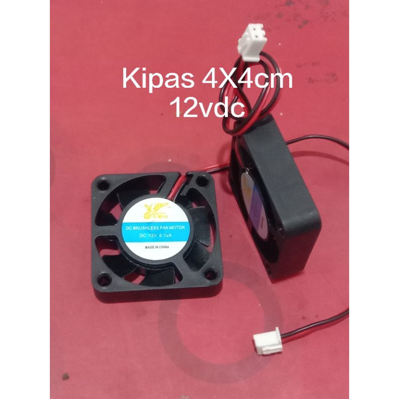 Kipas DC Brushless Fan Motor 4x4cm 12vdc