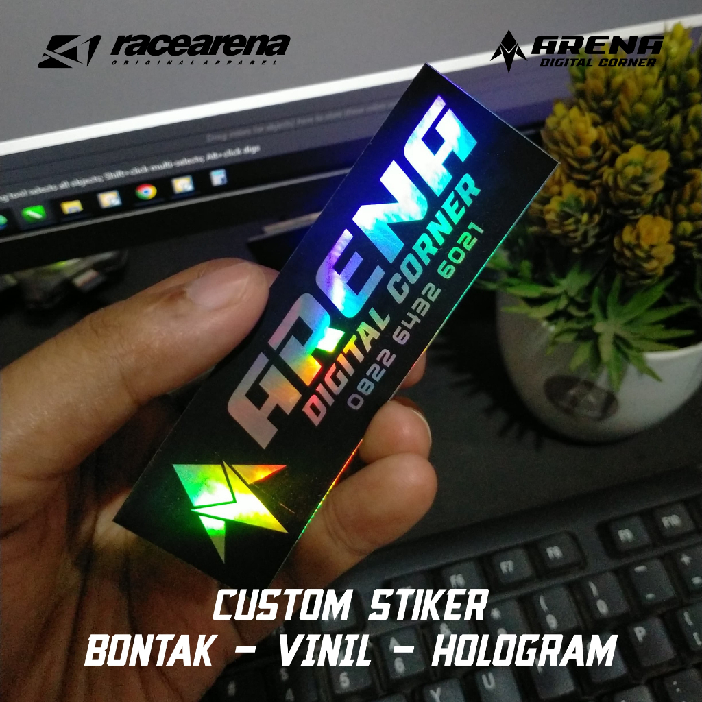 

STIKER CUSTOM UKURAN A3+ DESAIN BEBAS BAHAN BONTAK DAN VINIL