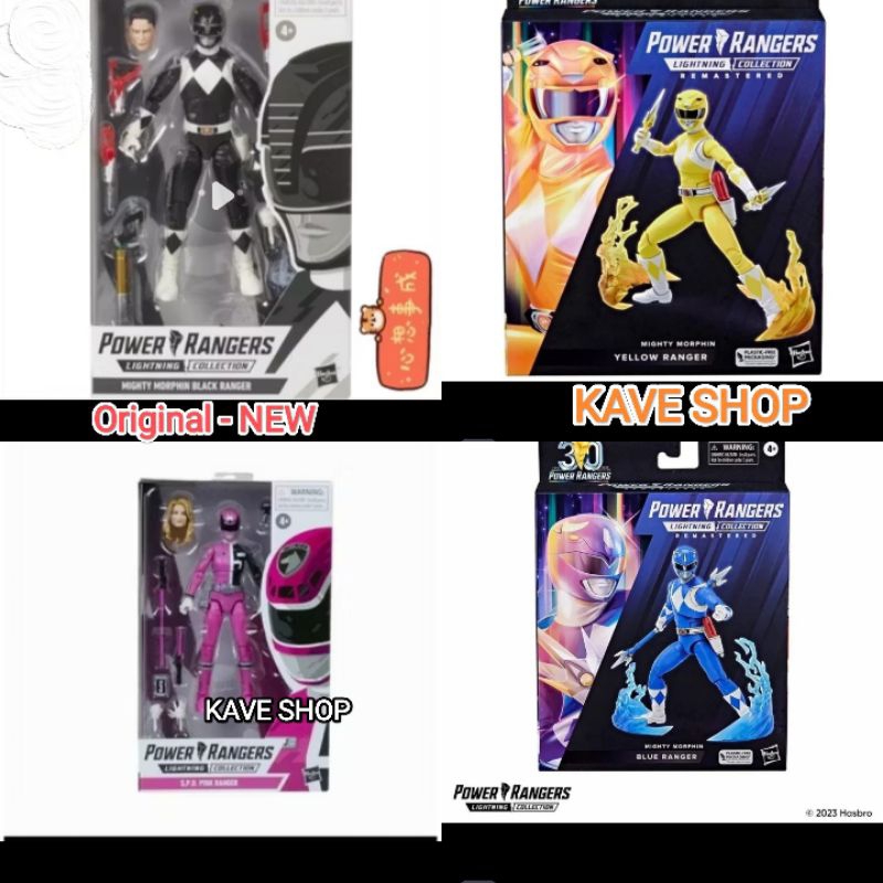 Power Rangers Lightning Collection : SPD Pink - Yellow Ranger - Black Ranger -  Blue Ranger - Origin