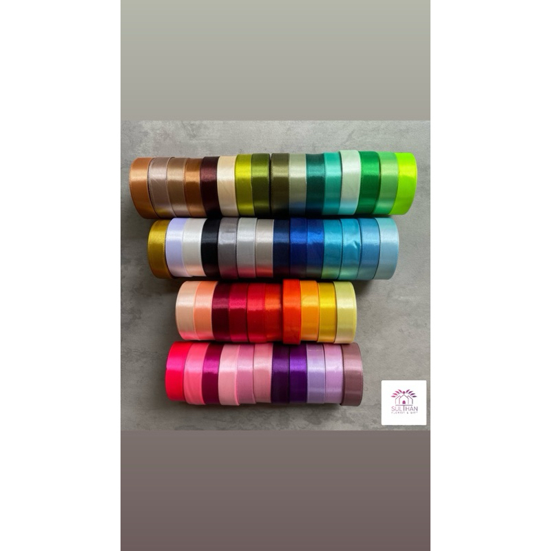 

Grosir Pita satin 2,5cm termurah ecer roll