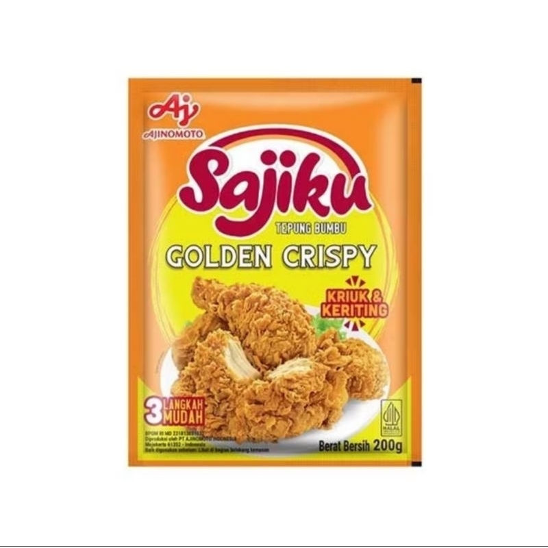 

Tepung Bumbu Sajiku Golden Crispy 200g