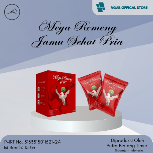 

MEGA REMENG - Jamu SP - Kemasan 1 Box (5 Sachet) Original