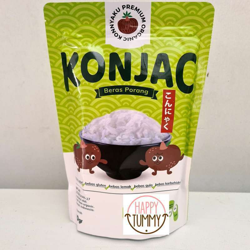 

Beras Konjac - Organic / Beras Konjac Porang Pouch 1Kg / Beras Diet Sehat