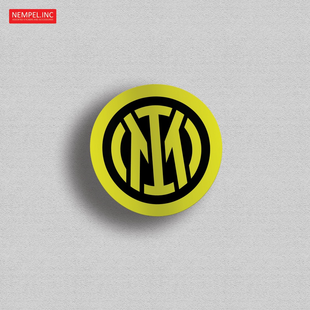 

Sticker Stiker INTER MILAN Logo YELLOW (Glossy)
