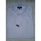 Kemeja Kerja / Kemeja Pria Cole Lengan Panjang Putih Kotak