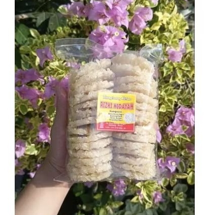 

[ 500 gram ] Rengginang Mentah Ketan Asli + Rengginang Mentah Rasa bawang putih + Rengginang Mentah Mekar Food Rengginang