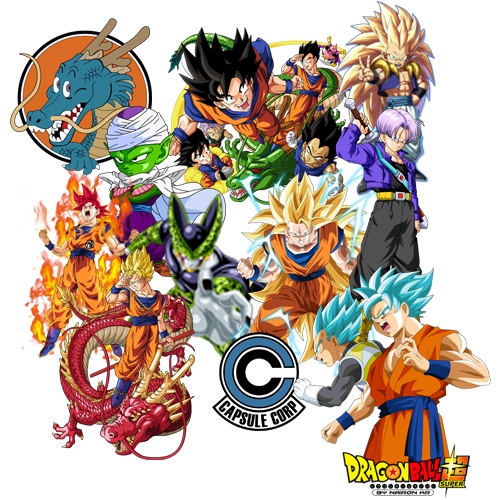 

SABLON STIKER DTF SATUAN TEMA DRAGON BALL UKURAN 8 - 9 CM