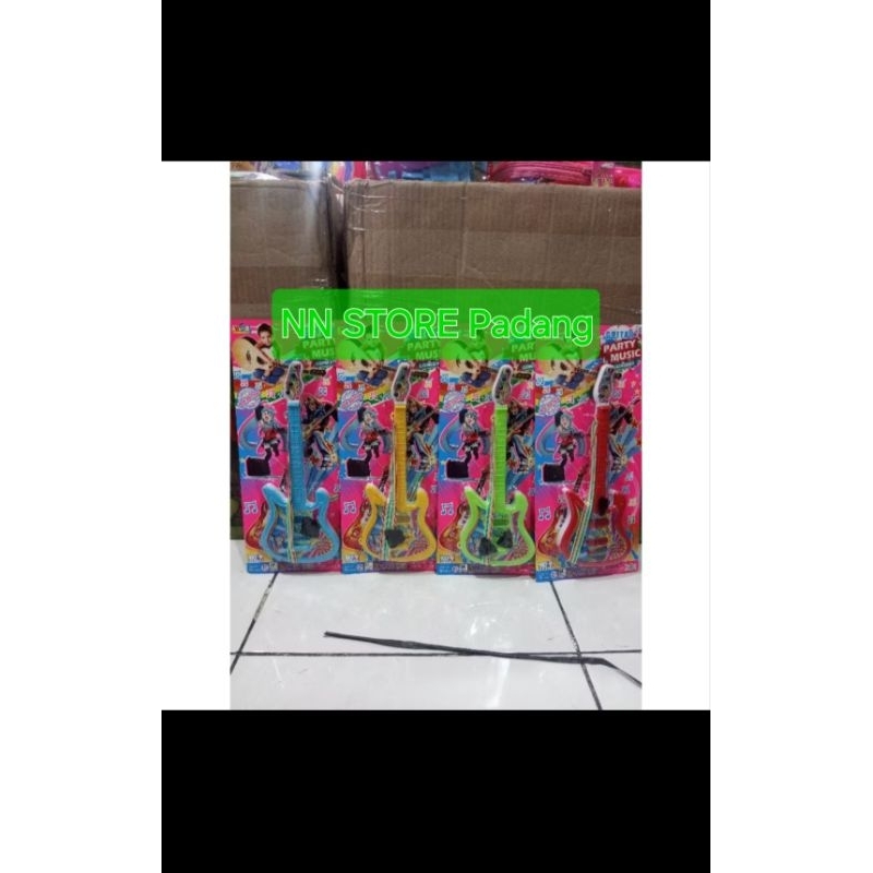 [1pcs gitar plastik] GITAR Mainan edukatif anak