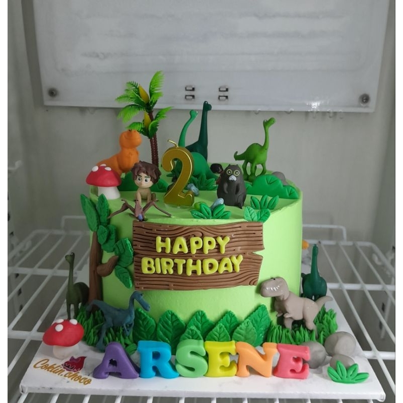 

KUE ULANG TAHUN GOGO DINO / KUE ULTAH GOOD DINO JAKARTA /CAKE DINOSAURUS / KUE TART KARAKTER / CAKE CUSTOM/ CUSTOM CAKE JAKARTA