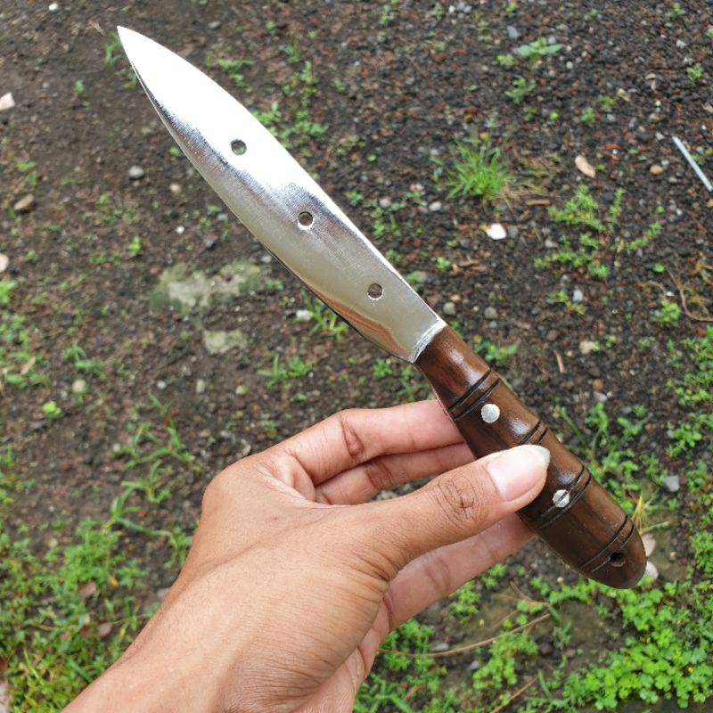 pisau belati dapur seset fulltang 15 cm