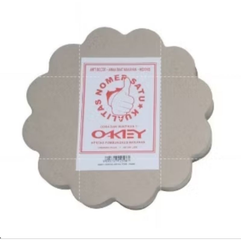 Kertas Nasi model Bunga isi 200 Lembar